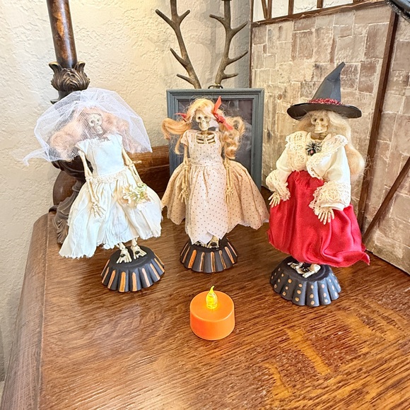 3 OOAK Vintage Dressed Skeletons Made by Me! - Picture 1 of 17
